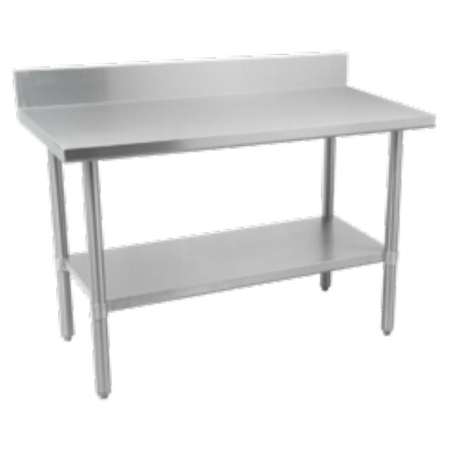 Sinks, work tables and shelves