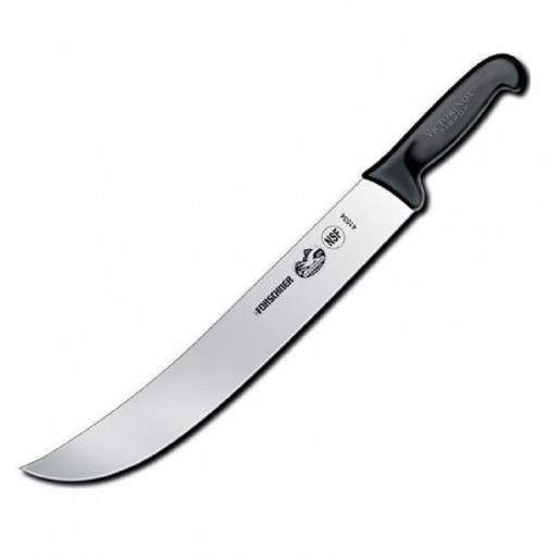 Victorinox - Couteau cimeterre à lame courbée de 14 po - Fibrox Pro