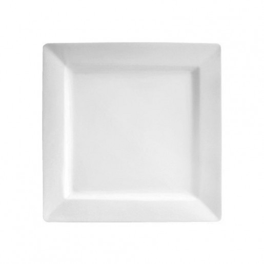 Cameo China - Assiette carrée de 7¼ po avec bordure Square Rim - 24 par boite