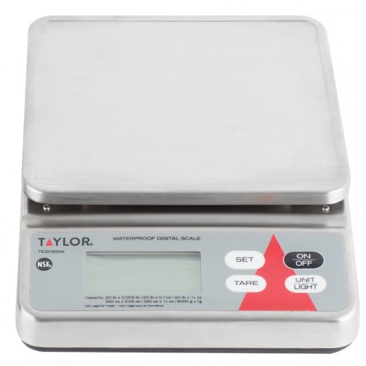 Taylor - Balance étanche control de portion 10kg rechargeable