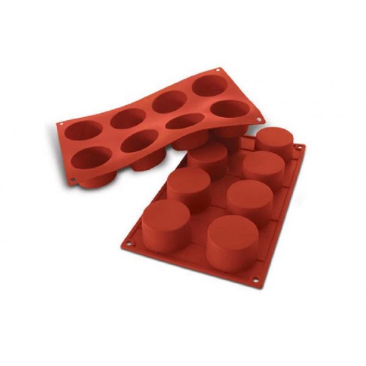 Silikomart - Moule en silicone flexible pour petits fours - 15 x 30 ml
