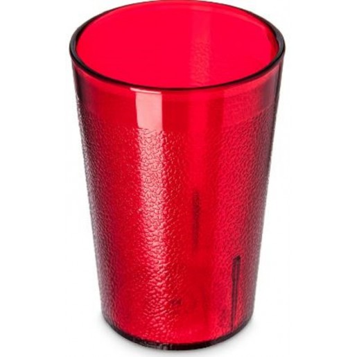 Rabco - Verre plastique empilable 8 oz rouge (6dz/cs)