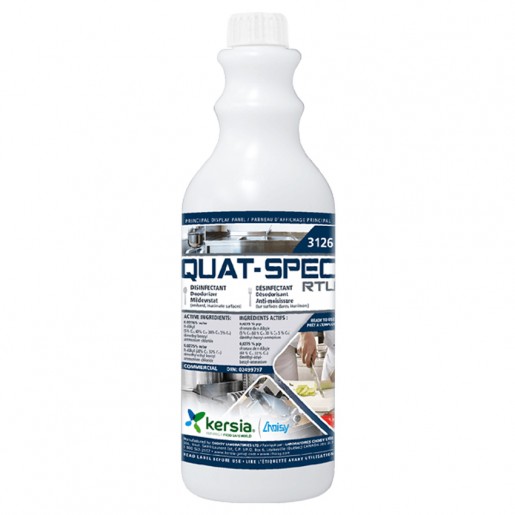 Global Industrial - Désinfectant en vaporisateur QUAT-SPEC RTU de 750 ml