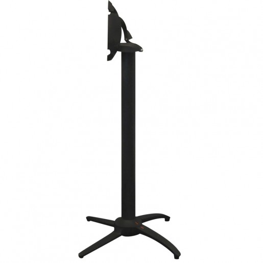 Grosfillex - Base de table inclinable Quattro - hauteur bar - Noire