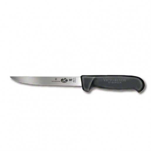 Victorinox - Couteau à désosser rigide de 6 po à large lame droite - Fibrox Pro