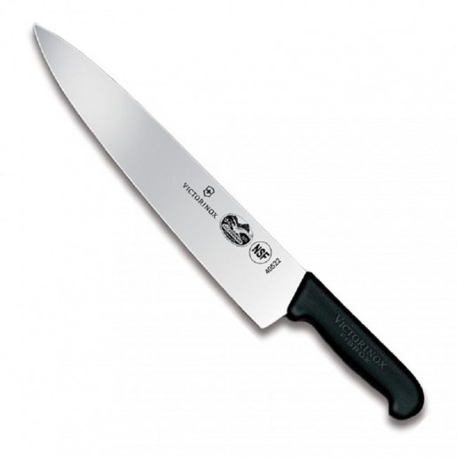 Victorinox - Couteau de chef de 12 po avec manche en Fibrox noir - Fibrox Pro