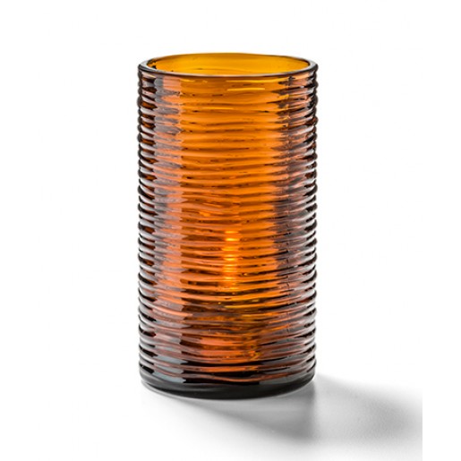 Hollowick - Lampe cylindrique ambre foncé Typhoon