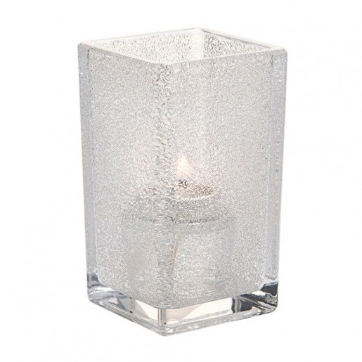 Hollowick - Lampe carré transparente de 4.75 po x 2.5 po Jewel