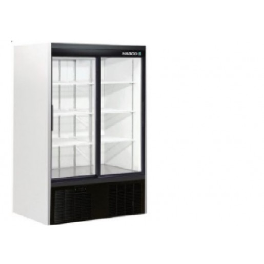 Habco - Réfrigérateur 2 portes coulissante vitrées 40pi³ 47.5Lx31Px73H    120V
