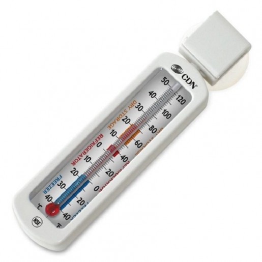Canadian Display System - Thermomètre vertical pour congélateur / réfrigérateur (-40°C à 50°C)