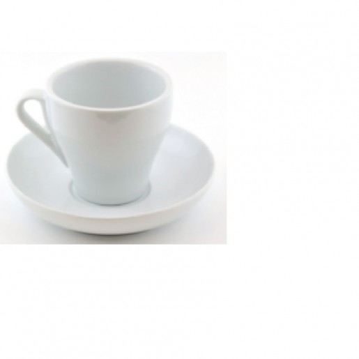 Orly Cuisine - Tasse et soucoupe pour cappuccino de 8 oz blanche - 6 par boite