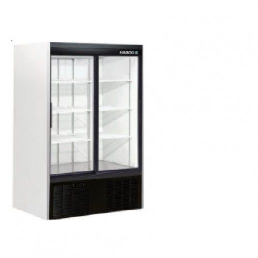 Habco - Réfrigérateur 2 portes coulissante vitrées 40pi³ 120V