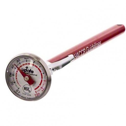 Atelier Du Chef - Thermomètre de poche avec cadran de 1 po (0°F-220°F)