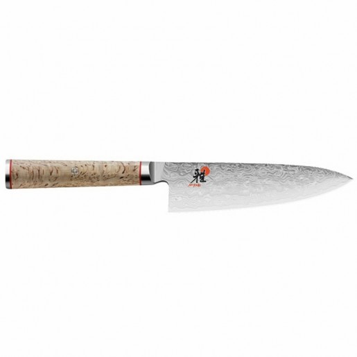 Miyabi - Couteau de chef de 6 po avec manche en bois de bouleau 5000MCD-B