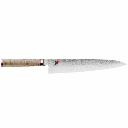 Miyabi - Couteau de chef de 9 1/2 po avec manche en bois de bouleau 5000MCD-B
