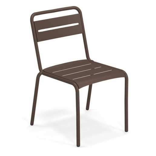 Bum Contract - Chaise sans bras Star - Antique Bronze (brune)