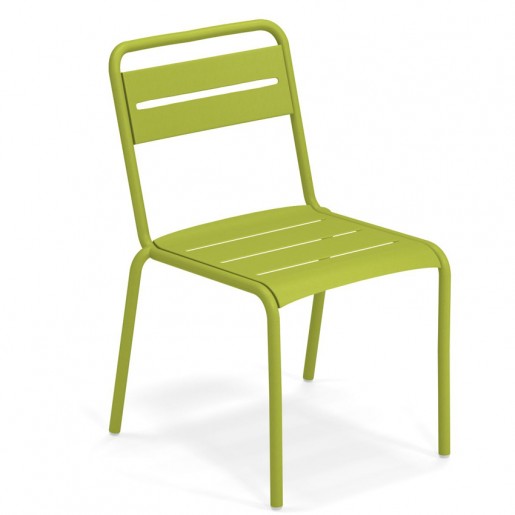 Bum Contract - Chaise sans bras Star - Antique Green (verte)