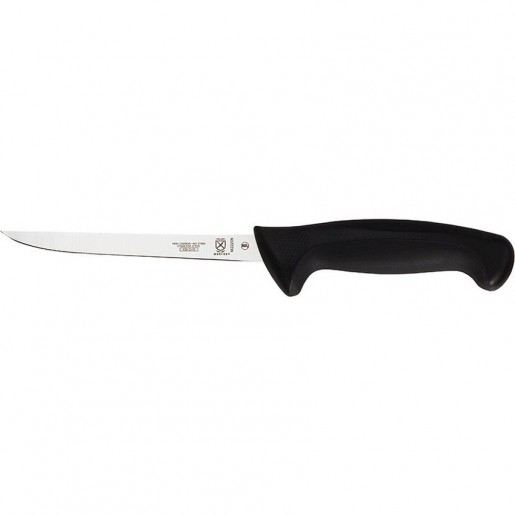 Mercer Culinary - Couteau à désosser de 6 po à lame droite et étroite à manche noir Millennia