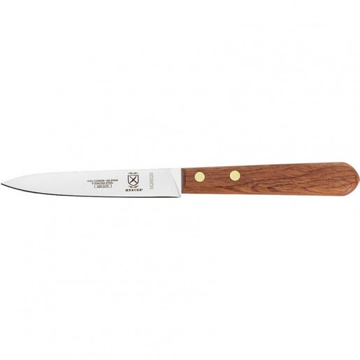 Mercer Culinary - Couteau d'office de 4 po à manche en bois de rosier Praxis