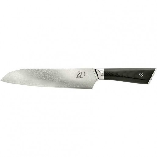 Mercer Culinary - Couteau Santoku de 7 po à manche ergonomique G10 Damascus