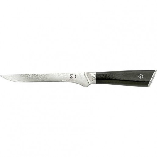 Mercer Culinary - Couteau à désosser de 6 po à manche ergonomique G10 Damascus
