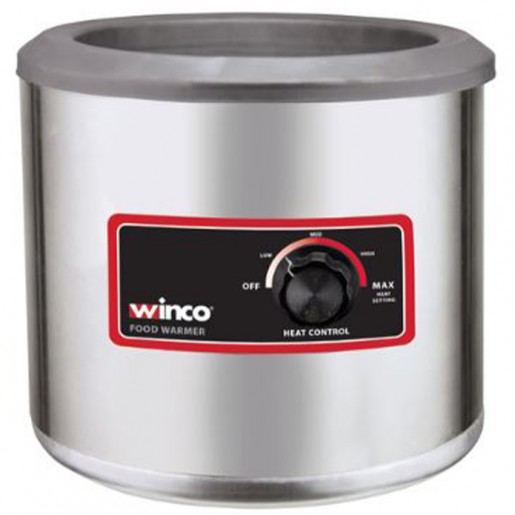 Winco - Réchaud de comptoir rond de 7 Quart - 120 Volt, 550 Watts