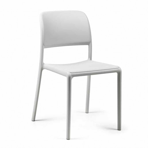 Bum Contract - Chaise sans bras Riva Bistrot - Bianco (blanche)
