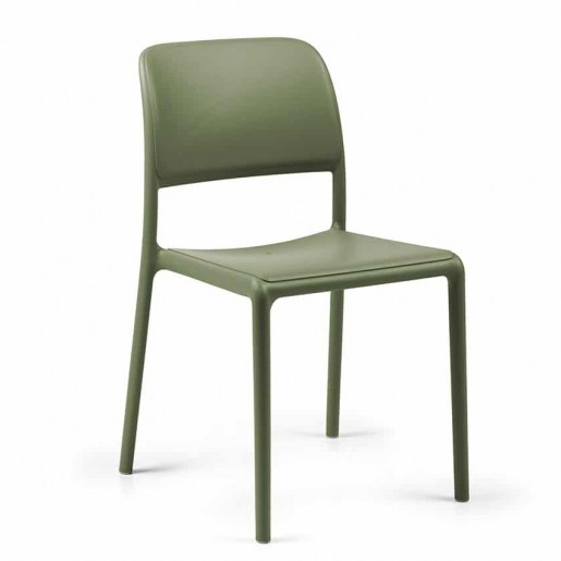 Bum Contract - Chaise sans bras Riva Bistrot - Agave (verte)