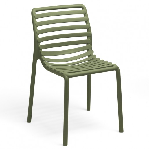 Bum Contract - Chaise sans bras Doga Bistrot - Agave (verte)