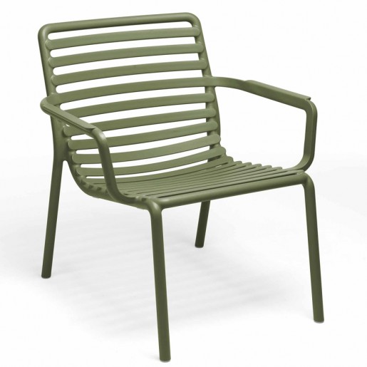 Bum Contract - Chaise avec bras Doga Relax - Agave (verte)