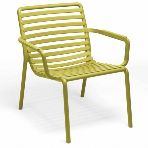 Bum Contract - Chaise avec bras Doga Relax - Pera (Vert pâle)