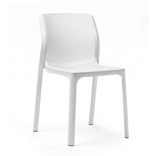 Bum Contract - Chaise sans bras Bit - Bianco (blanche)