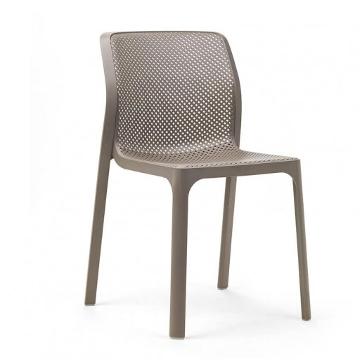 Bum Contract - Chaise sans bras Bit - Tortora (beige)