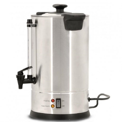 Omcan - Percolateur à café de 6.3 L (1.66 gallon) en acier inoxydable