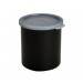 Cambro - Pot noir avec couvercle de 2.4 L
