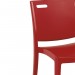 Grosfillex - Chaise sans bras Metro - Apple Red (rouge)
