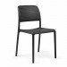 Bum Contract - Chaise sans bras Bora Bistrot - Antracite (noire)