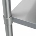 Thorinox - Tablette de 24 po x 24 po en acier inoxydable pour table de travail