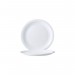 Arc Cardinal - Assiette blanche de 10 1/4 po avec rebord étroit Opal Restaurant White -12 par boite