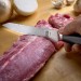 Mercer Culinary - Couteau à trancher de 8 po à manche ergonomique G10 Damascus