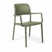 Bum Contract - Chaise avec bras Riva - Agave (verte)