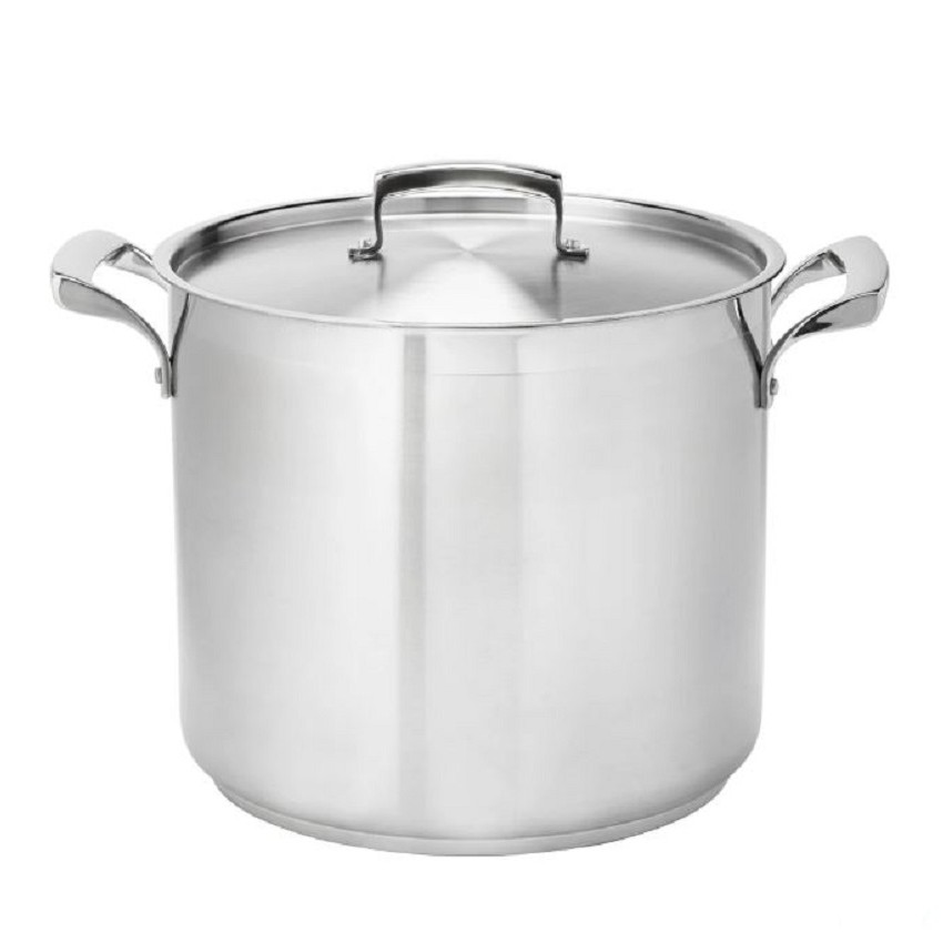 Browne - Thermalloy 40 Qt. Stainless Steel Deep Stock Pot