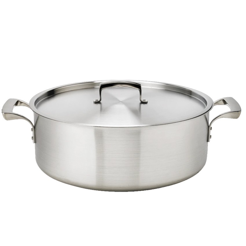Browne - Thermalloy 30 Qt. Stainless Steel Braising Pot