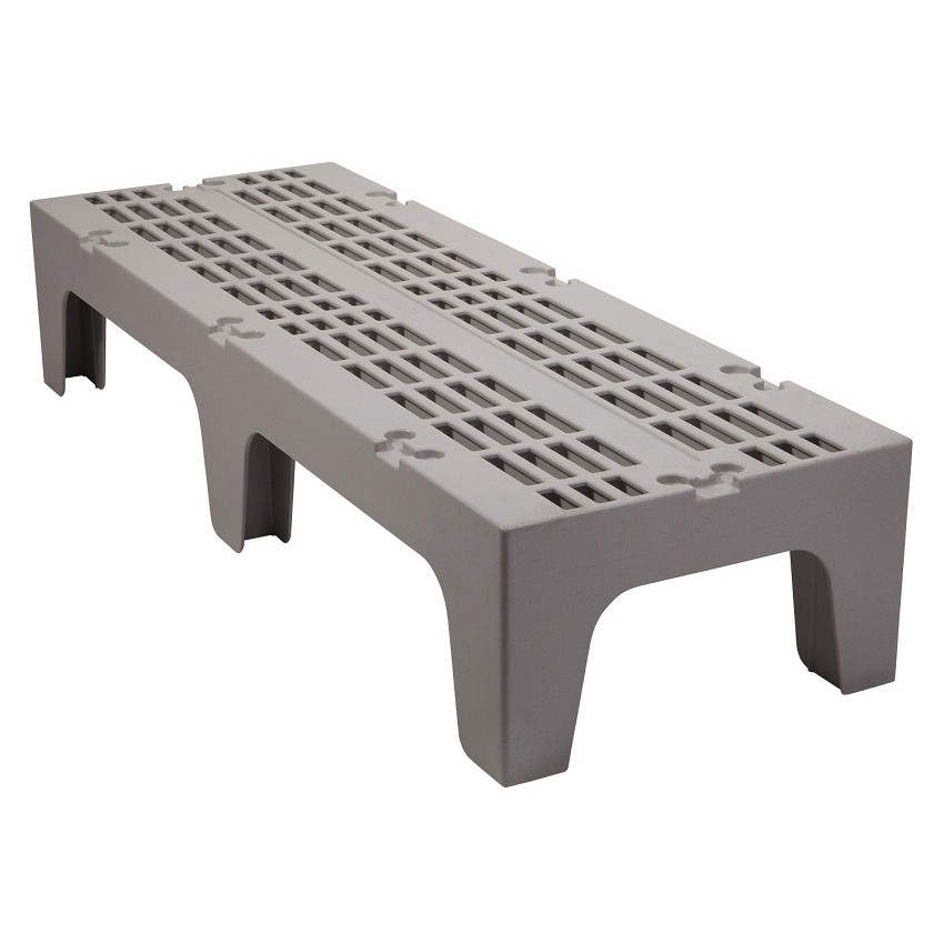 Cambro - 36 in. X 21 in. X 12 in. Slotted Top Grey Dunnage Rack