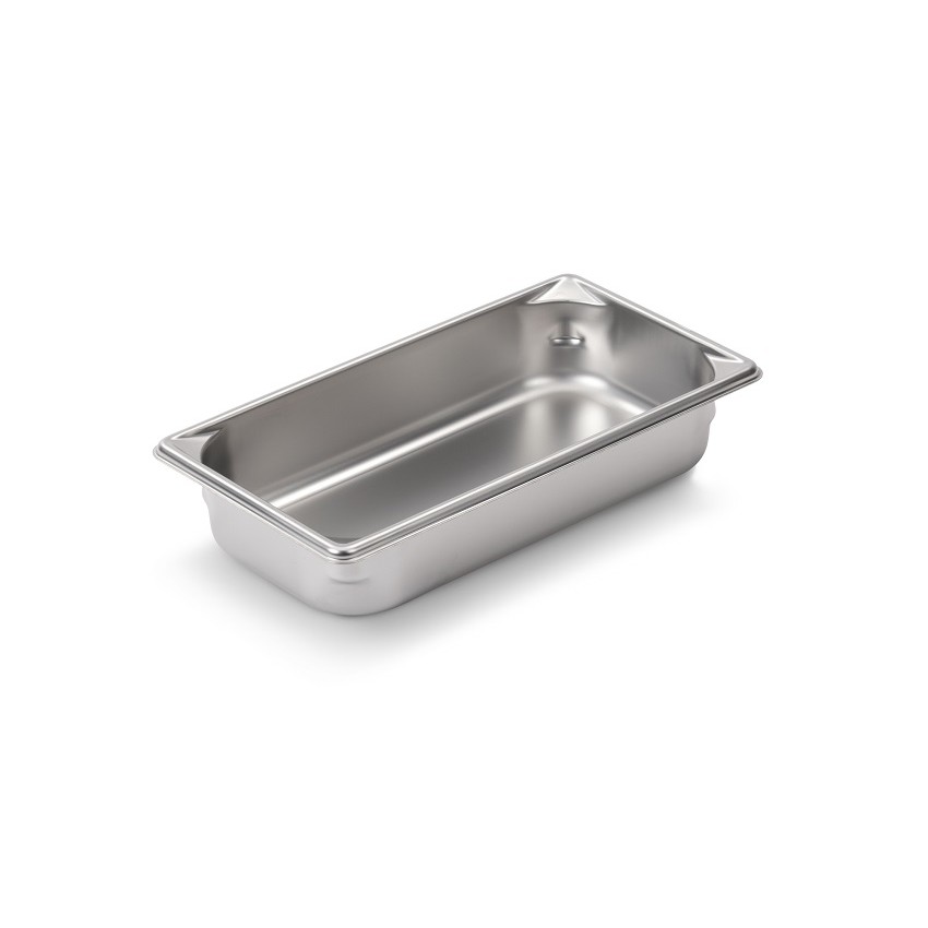 Vollrath - Super Pan V Third-Size (1/3) Stainless Steel Table Pan - 2 1/2 in. Deep