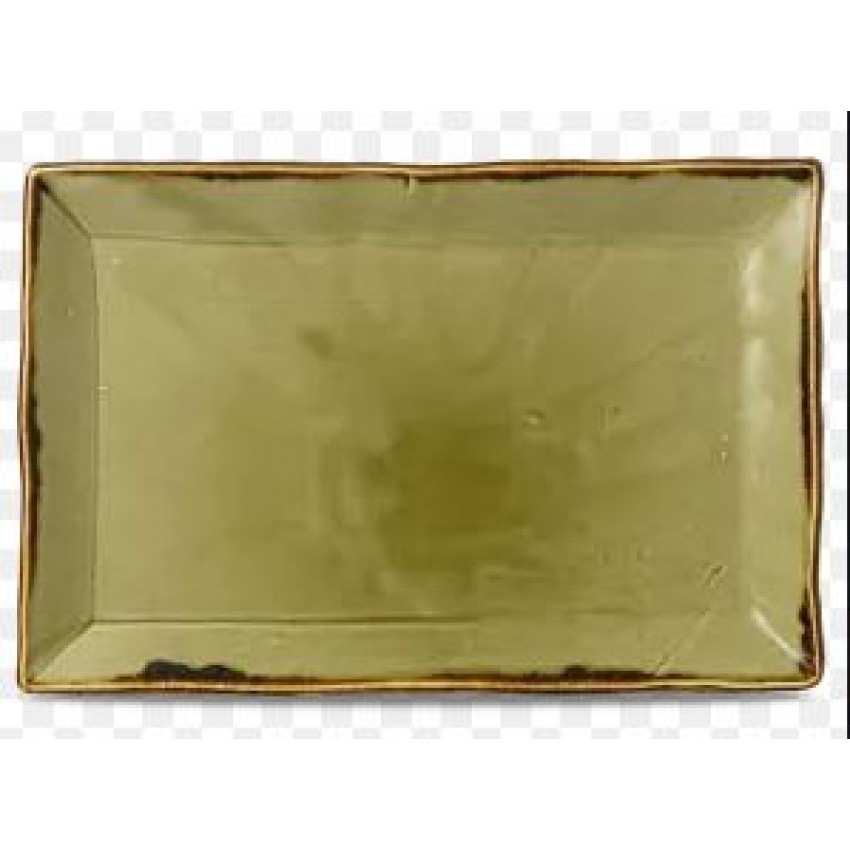 Dudson - Harvest Green 13.25 in. X 9 in. Rectangular Plate