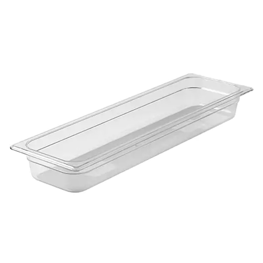 Rubbermaid - 1/2 Size Clear Food Pan - 2.5 inches Deep