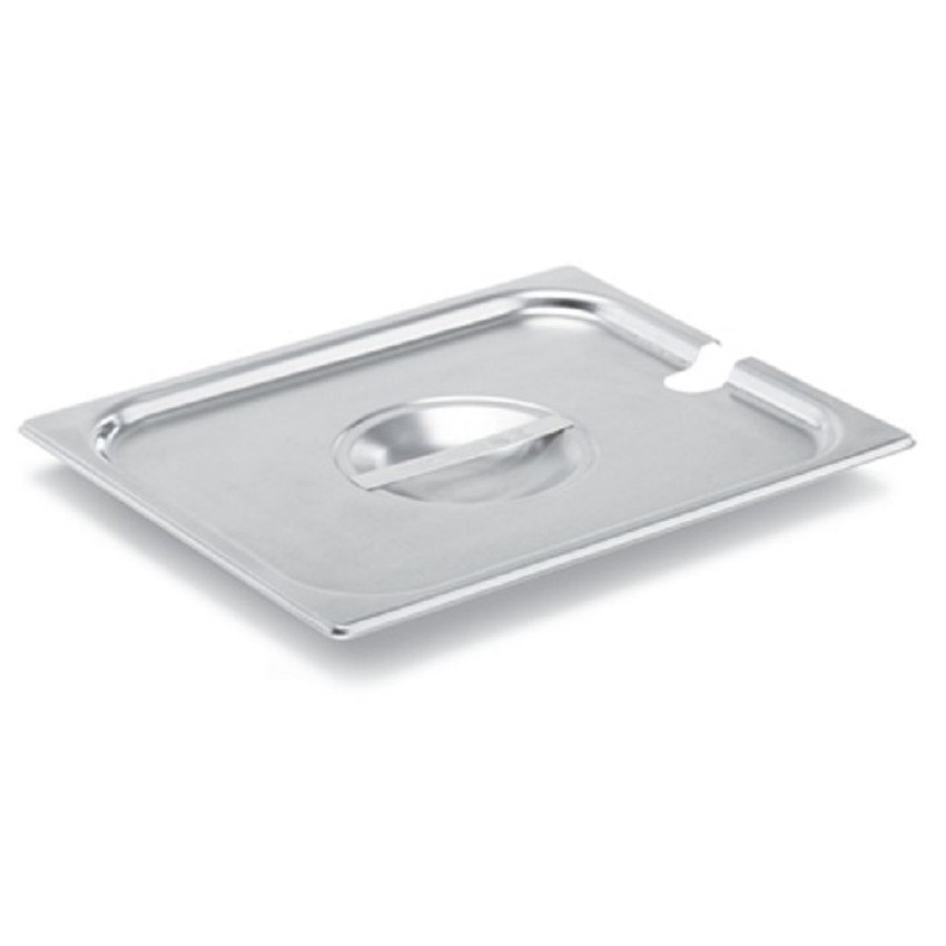 Vollrath - Super Pan V Fourth-Size (1/4) Slotted Stainless Steel Cover