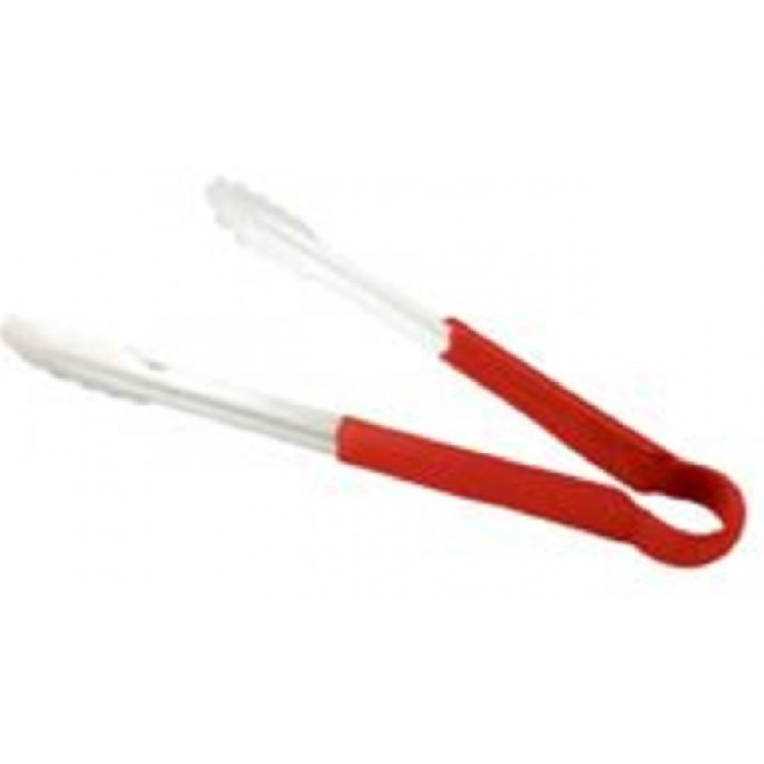 Atelier Du Chef - 9 in. Red One-Piece Utility Tong