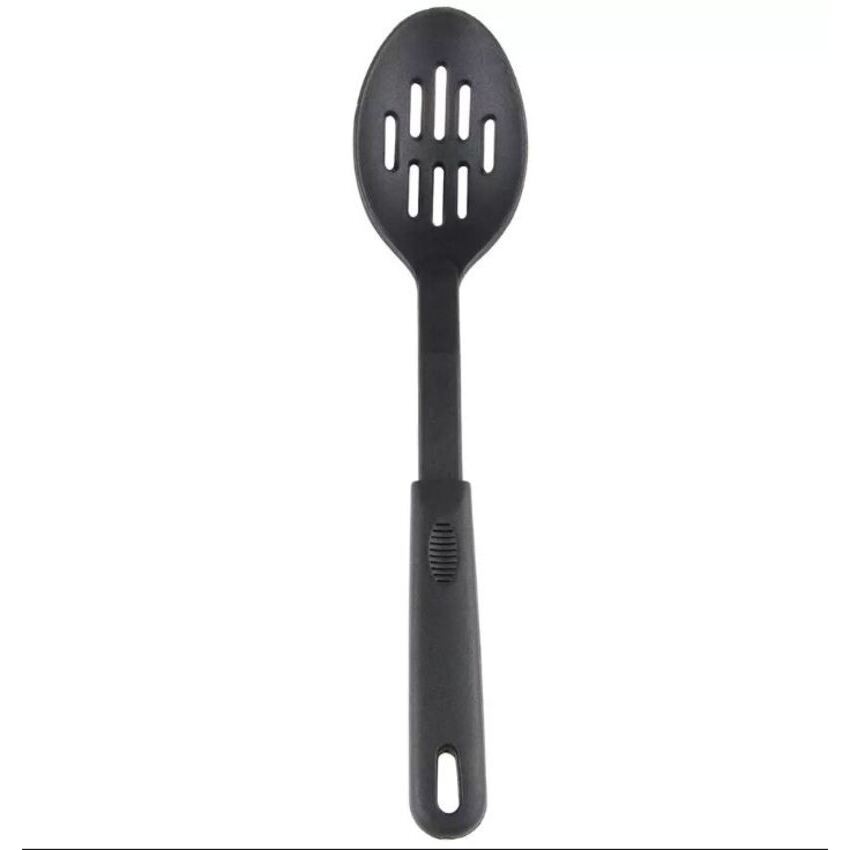 Atelier Du Chef - 12 3/8 in. Slotted Heat Resistant Nylon Serving Spoon